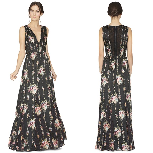 Alice + Olivia Dresses & Skirts - Alice + Olivia Ava floral print silk maxi dress 0
